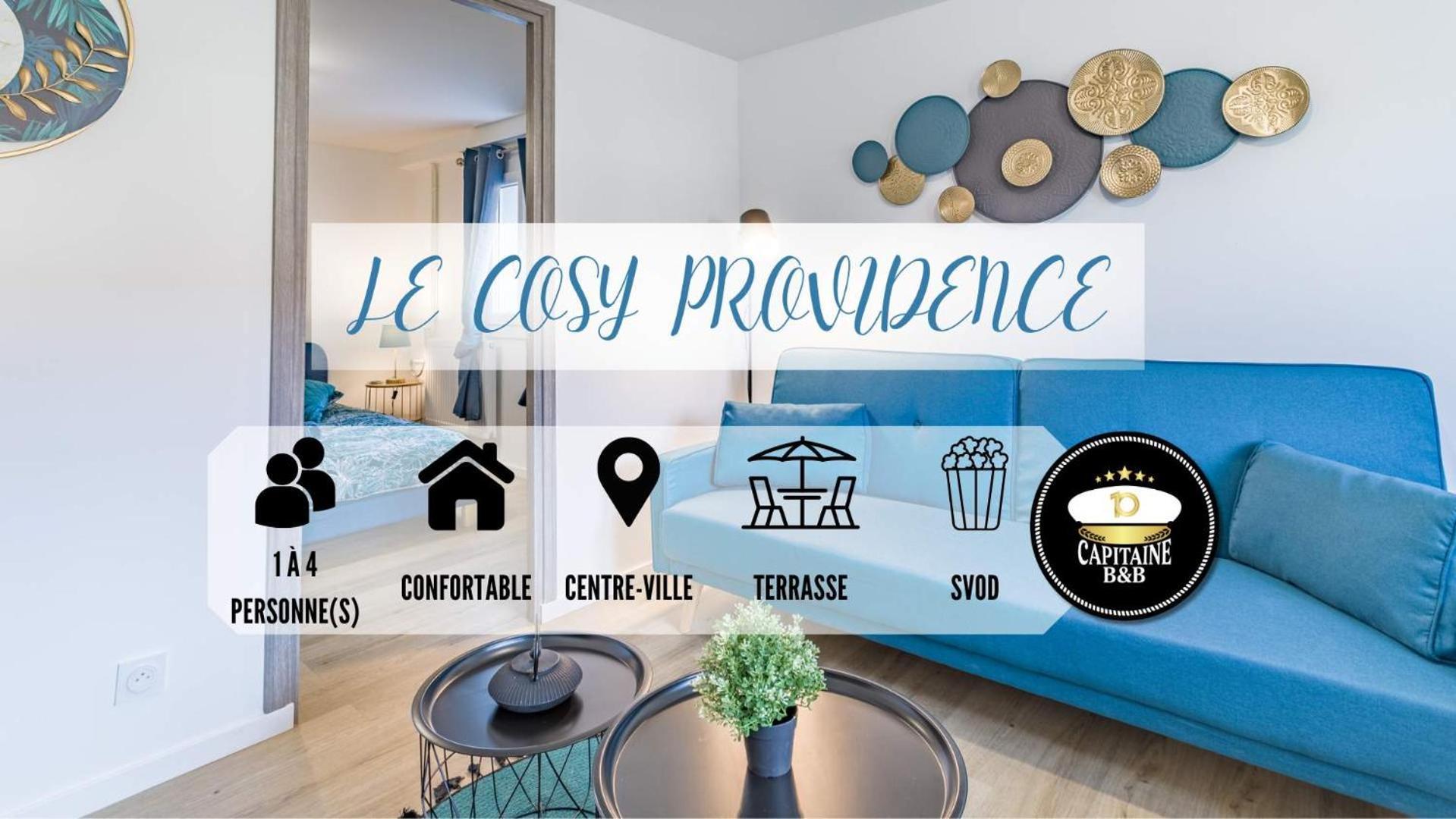 Le Cosy - Providence - Parking - Terrasse Apartment Troyes Exterior photo